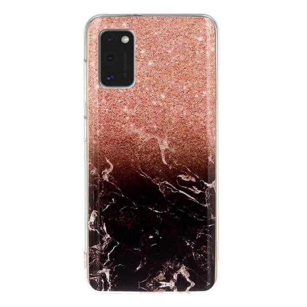 Marble Pattern IMD TPU Soft Back Case for Samsung Galaxy A41 - Style A