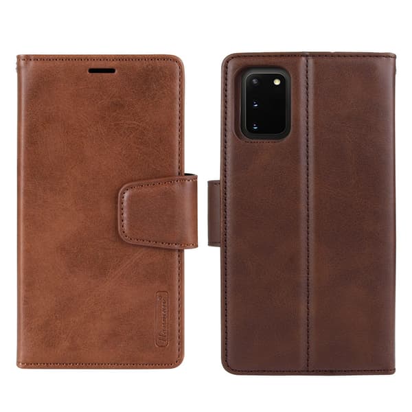 Stilsäkert Plånboksfodral - Samsung Galaxy S20 Brun