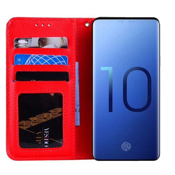 Samsung Galaxy S10 - Praktiskt Plånboksfodral från NKOBEE
