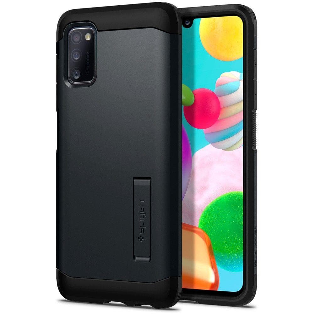 Samsung Galaxy A41 Suojakuori Tough Armor Metal Slate