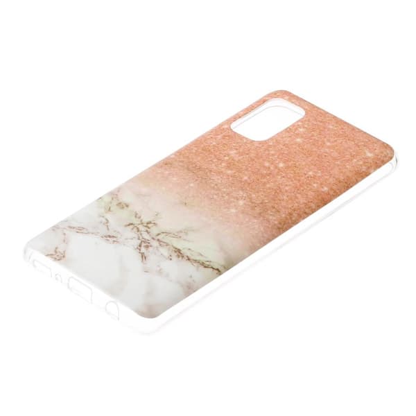 Marble Pattern IMD TPU Soft Back Case for Samsung Galaxy A41 - Style B