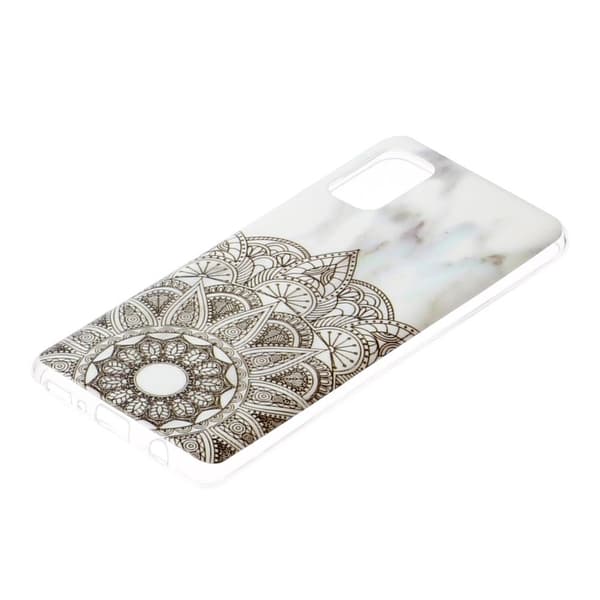 Marble Pattern IMD TPU Soft Back Case for Samsung Galaxy A41 - Style I