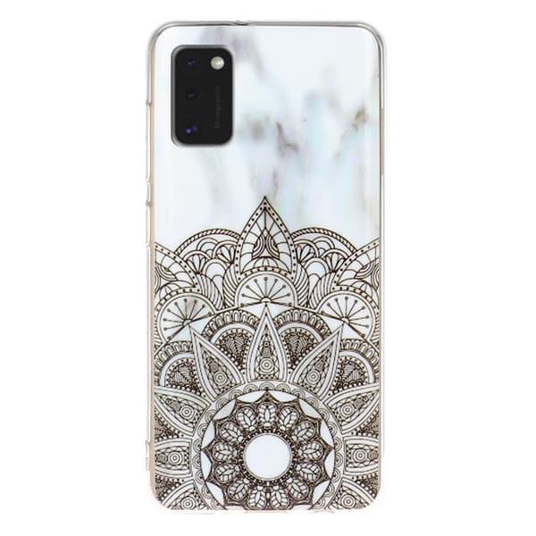 Marble Pattern IMD TPU Soft Back Case for Samsung Galaxy A41 - Style I