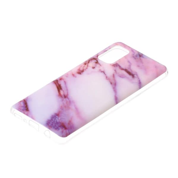 Marble Pattern IMD TPU Soft Back Case for Samsung Galaxy A41 - Style J
