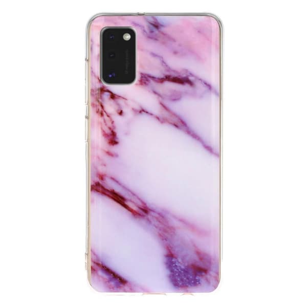 Marble Pattern IMD TPU Soft Back Case for Samsung Galaxy A41 - Style J