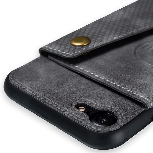 Kraftfullt Skal med Korthållare - iPhone SE 2020