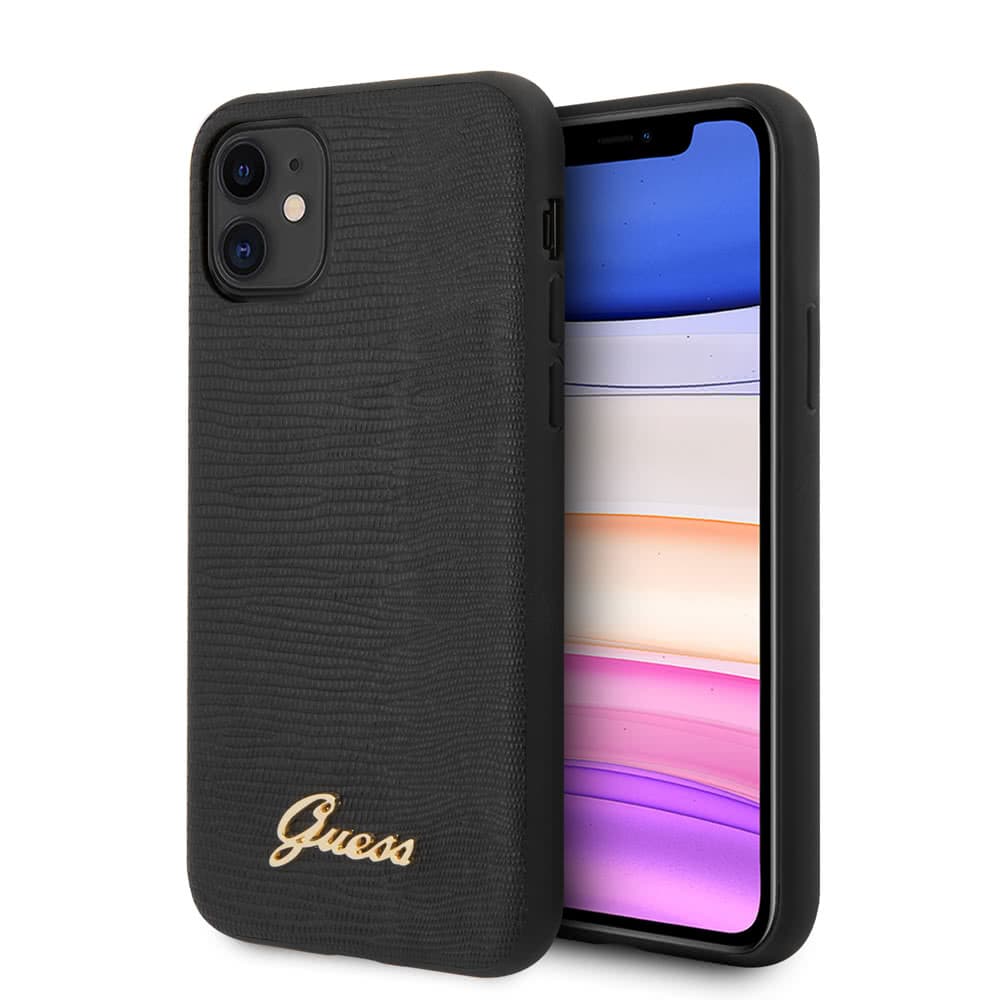 iPhone 11 Suojakuori Lizard Musta