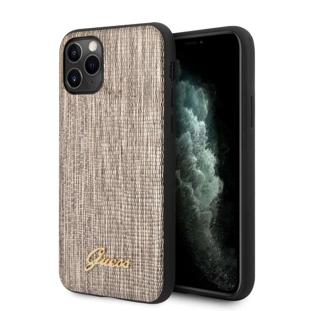 iPhone 11 Pro Suojakuori Lizard Keltainend