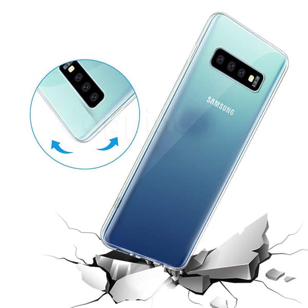 Samsung Galaxy S10 - Smart Skyddsskal i Silikon från FLOVEME
