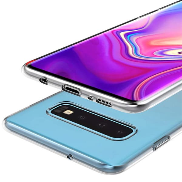Samsung Galaxy S10 - Smart Skyddsskal i Silikon från FLOVEME