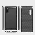 Miniatyrbillede 2 af 2: Samsung Galaxy A10 - Flexibel Carbon Mjuk TPU Skal - Svart
