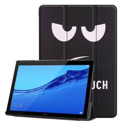 Tri-Fold Angry Face Etui for Huawei MediaPad T5 10