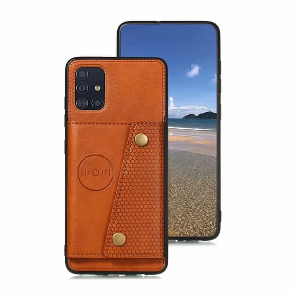 Genomtänkt Skal med Kortfack - Samsung Galaxy A71