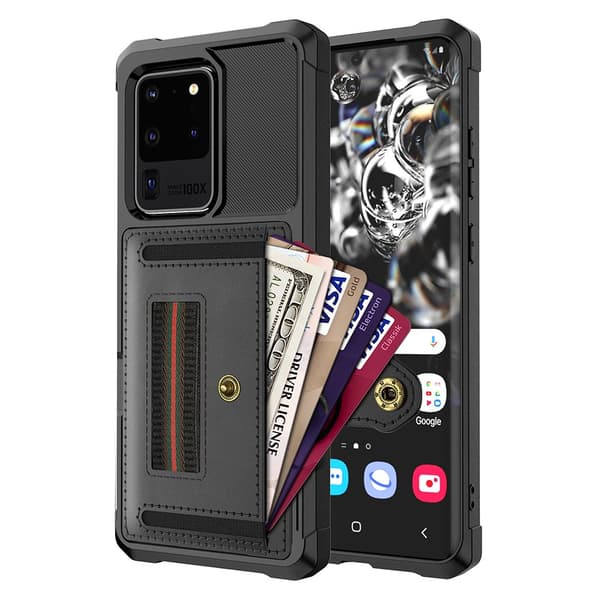 Samsung Galaxy S20 Ultra - Praktiskt Skal med Kortfack