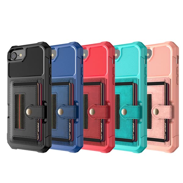 iPhone 6/6S - Effektfullt Elegant Skal med Kortfack