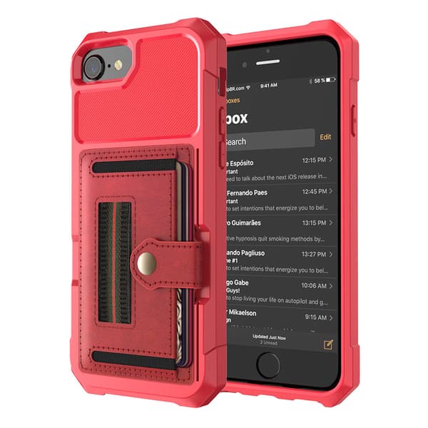 Stilrent Skal med Kortfack - iPhone SE 2020