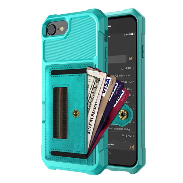 Stilrent Skal med Kortfack - iPhone SE 2020