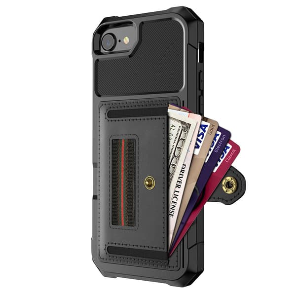 Stilrent Skal med Kortfack - iPhone SE 2020