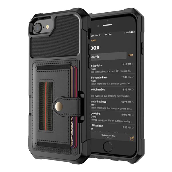 Stilrent Skal med Kortfack - iPhone SE 2020