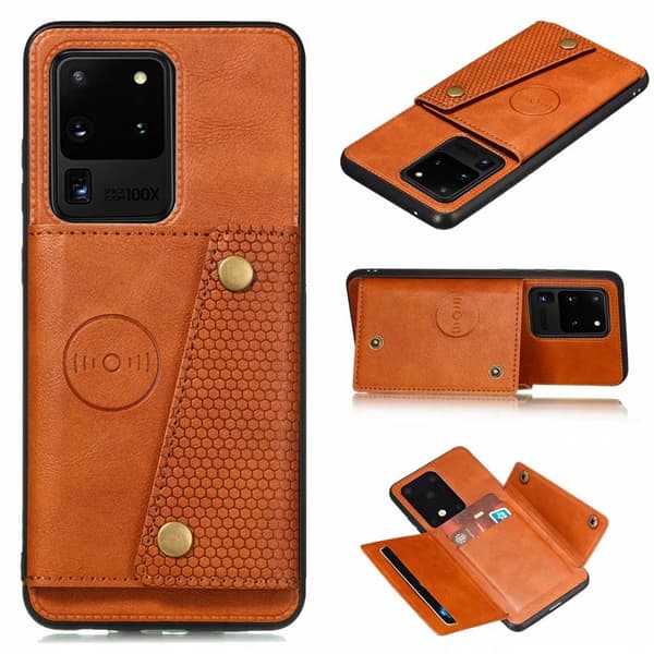 Stilsäkert Skal med Kortfack - Samsung Galaxy S20 Ultra