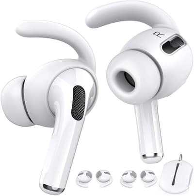 C4U®Earhooks In-ear för AirPods Pro Earhooks Earbuds silikon kit