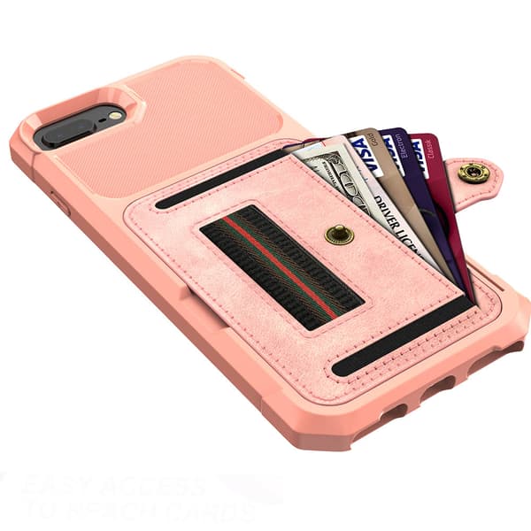 Smidigt Skal med Korthållare - iPhone 6/6S PLUS