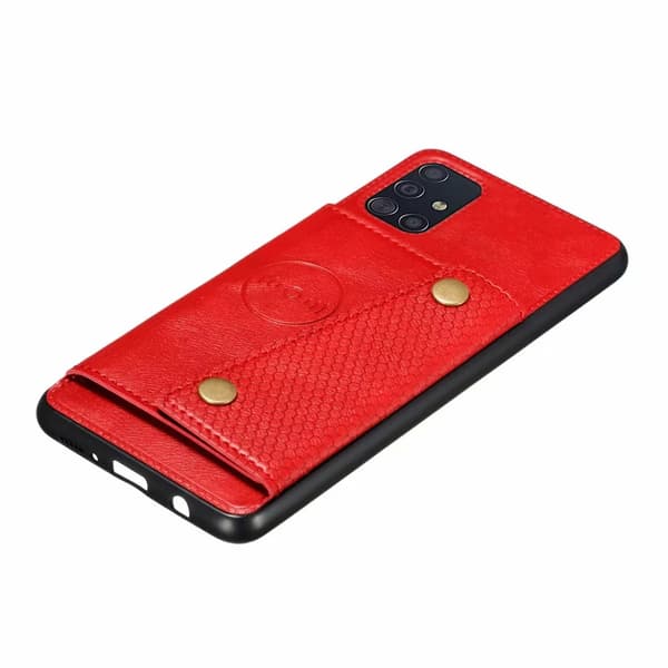 Samsung Galaxy A51 - Effektfullt Stilsäkert Skal med Kortfack