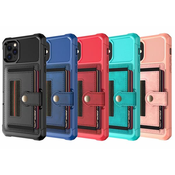 iPhone 11 Pro - Elegant Skyddsskal med Kortfack