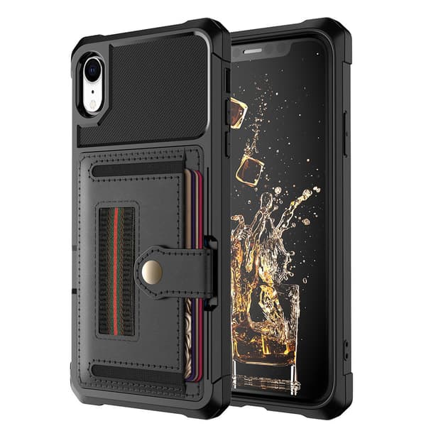 iPhone XR - Praktiskt Skyddsskal med Kortfack