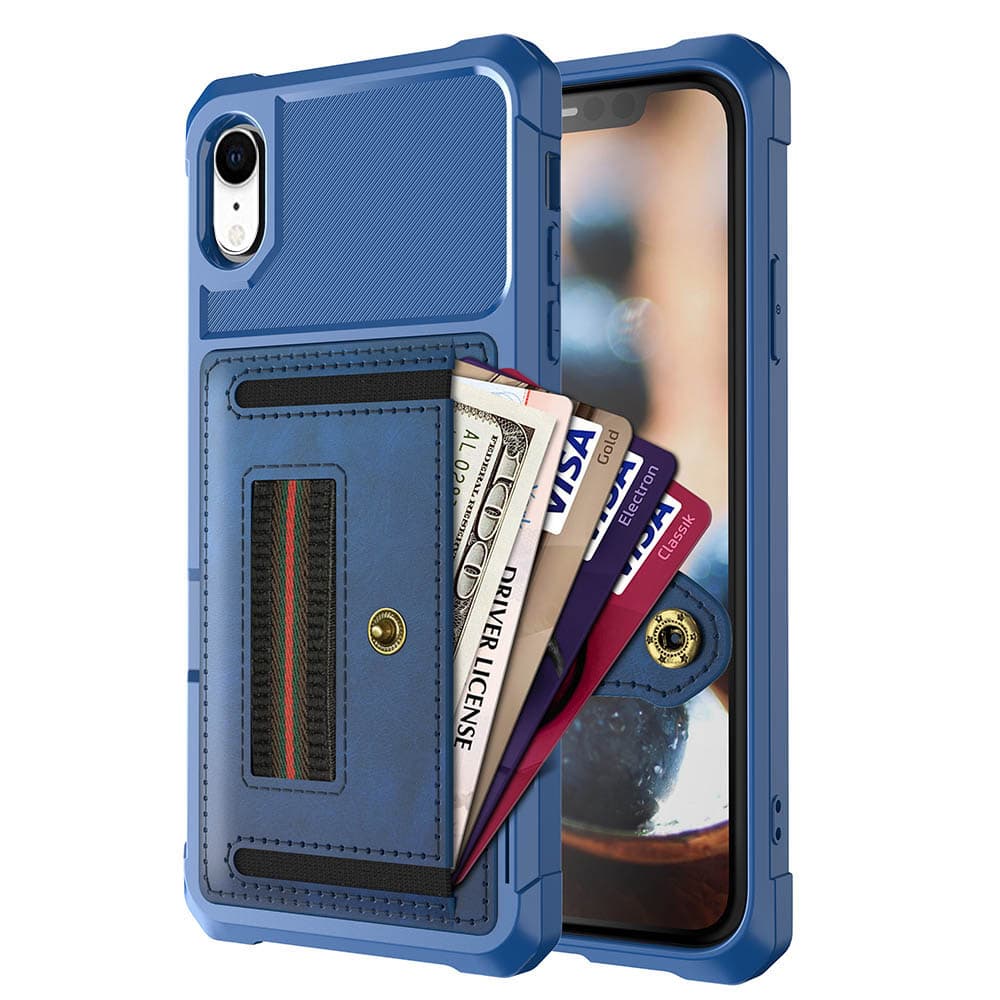 Elegant Skal med Kortfack - iPhone XR