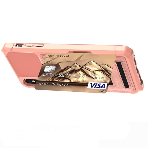 iPhone XS Max - Professionellt Stilsäkert Skal med Kortfack