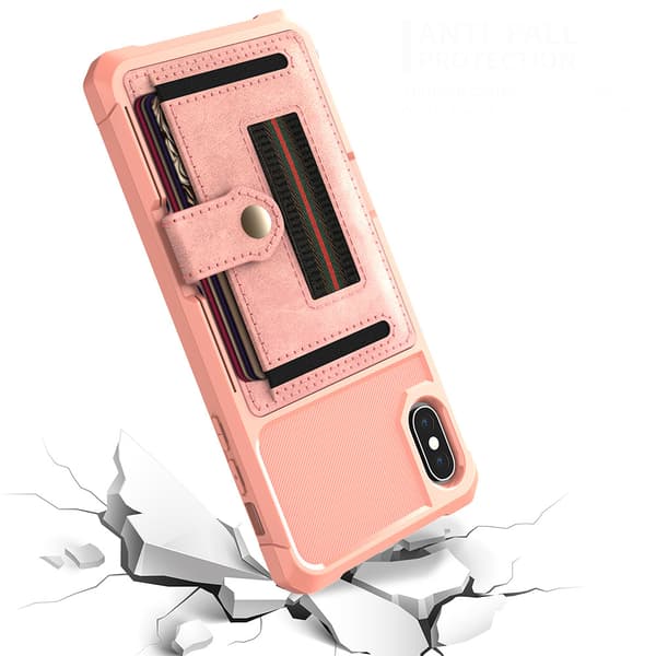 iPhone X/XS - Effektfullt Skal med Kortfack