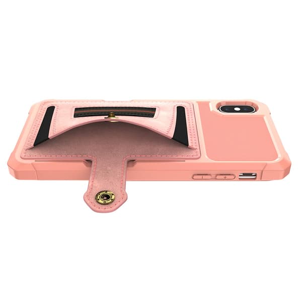 iPhone X/XS - Effektfullt Skal med Kortfack