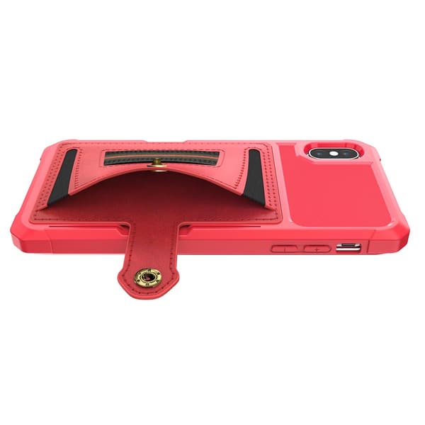 iPhone X/XS - Effektfullt Skal med Kortfack