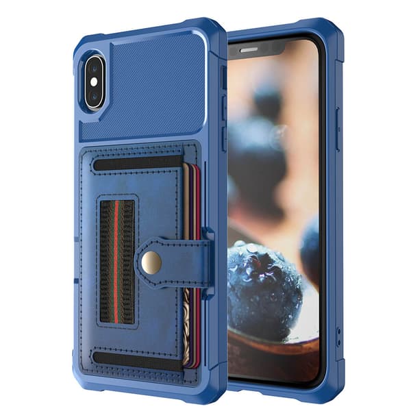 iPhone X/XS - Effektfullt Skal med Kortfack