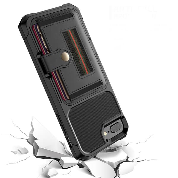 iPhone 6/6S PLUS - Praktiskt Skal med Kortfack
