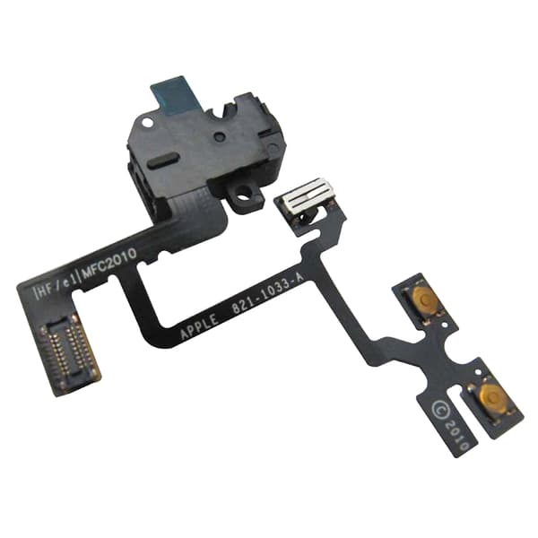 iPhone 4 Hörlursuttag AUX och Volymknappar med Flex