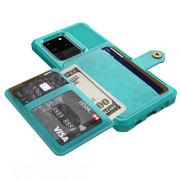 Samsung Galaxy S20 Ultra - Smart Skal med Kortfack