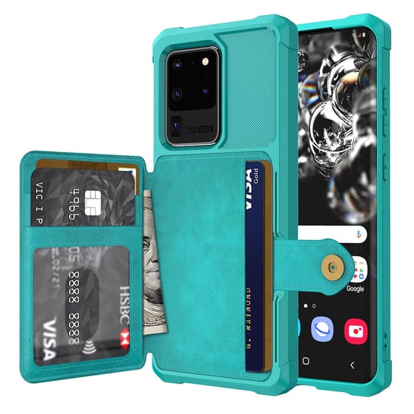 Praktiskt Skal med Korth�llare - Samsung Galaxy S20 Ultra
