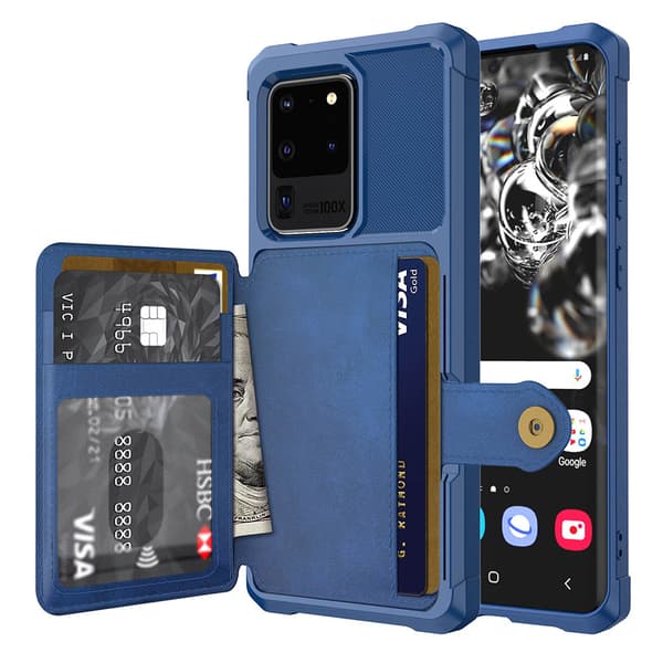 Praktiskt Skal med Korth�llare - Samsung Galaxy S20 Ultra