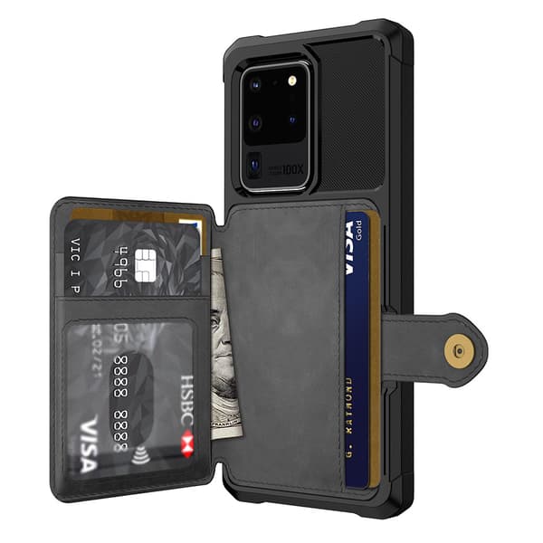 Praktiskt Skal med Korth�llare - Samsung Galaxy S20 Ultra