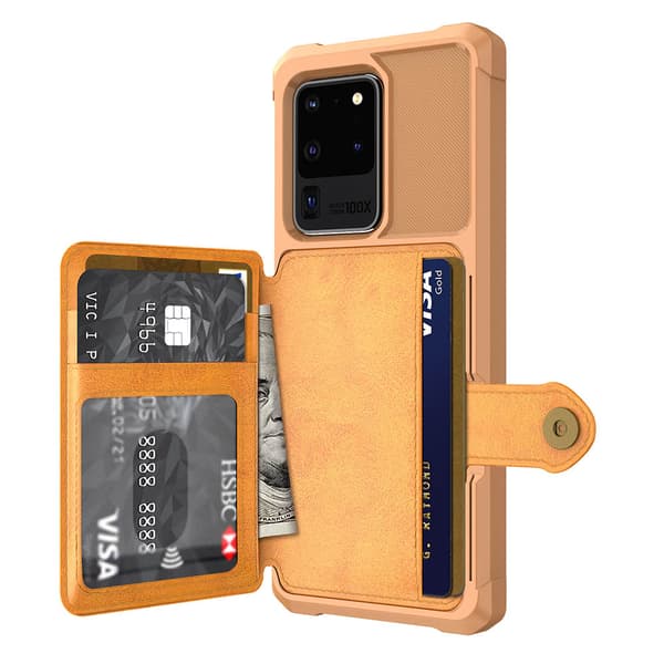 Praktiskt Skal med Korth�llare - Samsung Galaxy S20 Ultra