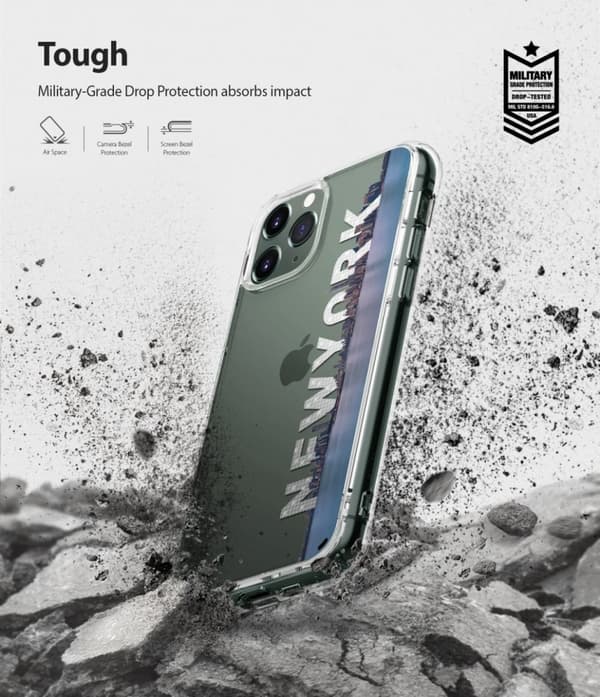 Ringke Fusion Text Skal iPhone 11 Pro Max New York