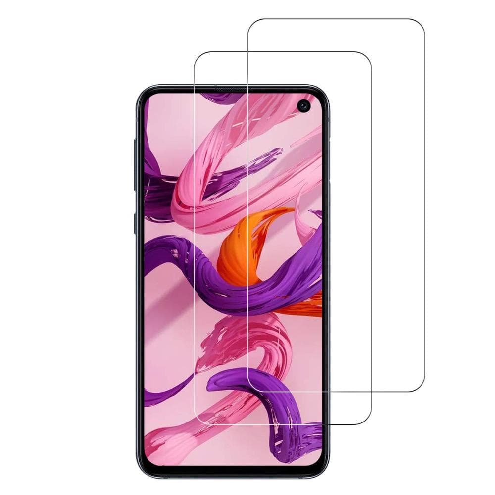 iCoverCase | Samsung Galaxy S10e | 2-Pakke Skjermebeskytter | Herdet Glass