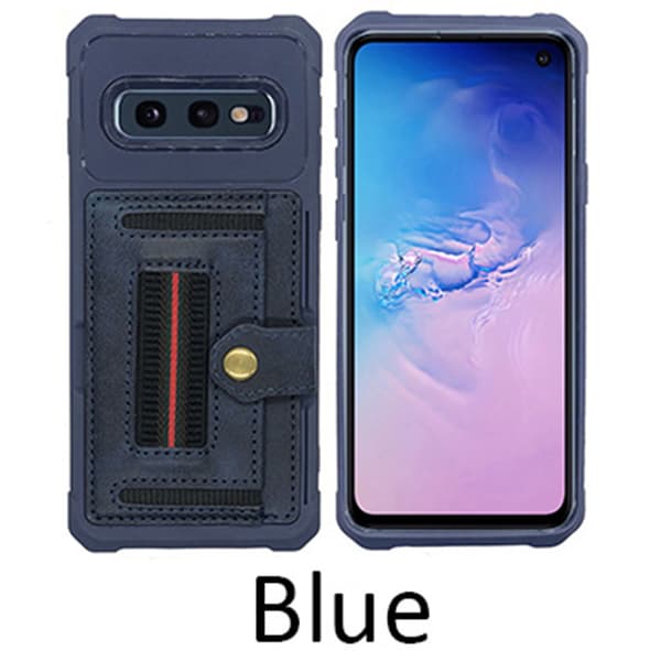 Samsung Galaxy S10E - Skyddande Skal med Kortfack