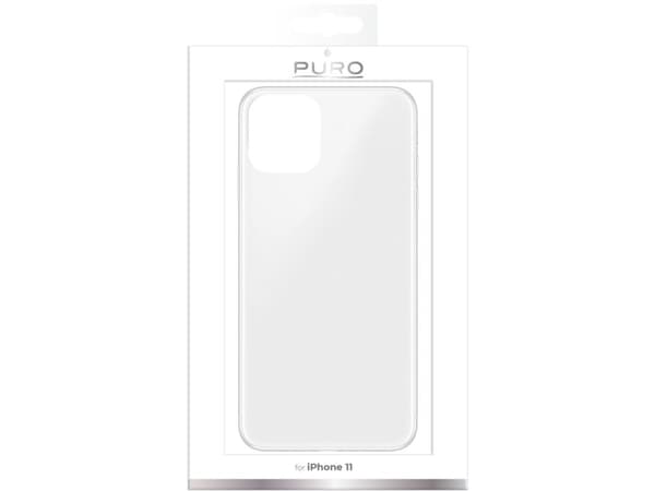 PURO 0.3 Nude - Baksidedeksel for mobiltelefon - termoplast-polyuretan (TPU) - gjennomsiktig - for Apple iPhone 11