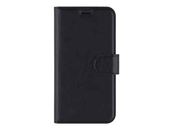 KEY Core Slim Wallet - Lommebok for mobiltelefon - polyuretan - svart - for Motorola Moto C Plus