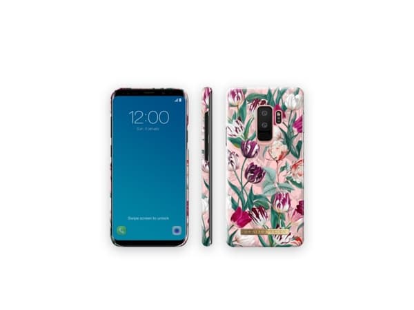 IDEAL OF SWEDEN Fashion Case S/S18 - Baksidesskydd för mobiltelefon - plast - gammaldags tulpaner - för Samsung Galaxy S9+