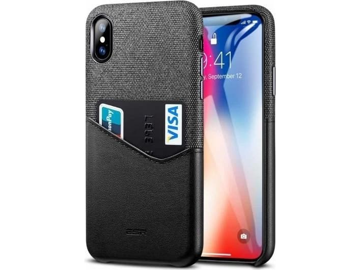 ESR Metro Cover / Wallet - iPhone XS MAX - BLACK/GREY