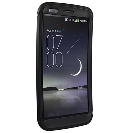 OtterBox Defender Series LG G Flex - Beskyttende deksel for mobiltelefon - polykarbonat, syntetisk gummi - svart - for LG G Flex